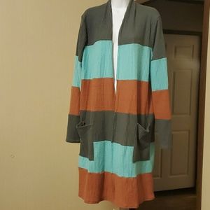 Waffel pocket Cardigan